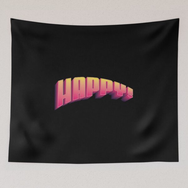 Item preview, Happy - 80s Neon designed and sold by Whimsical  Thinker.