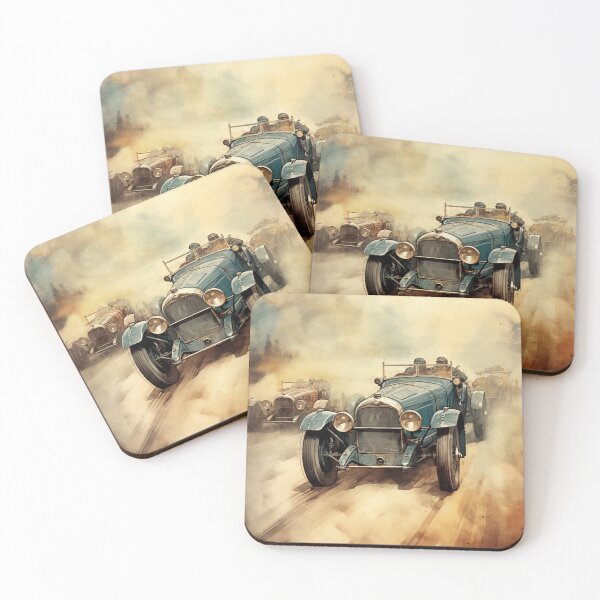 Item preview, A Vintage Car Race designed and sold by GoodOldVintage.