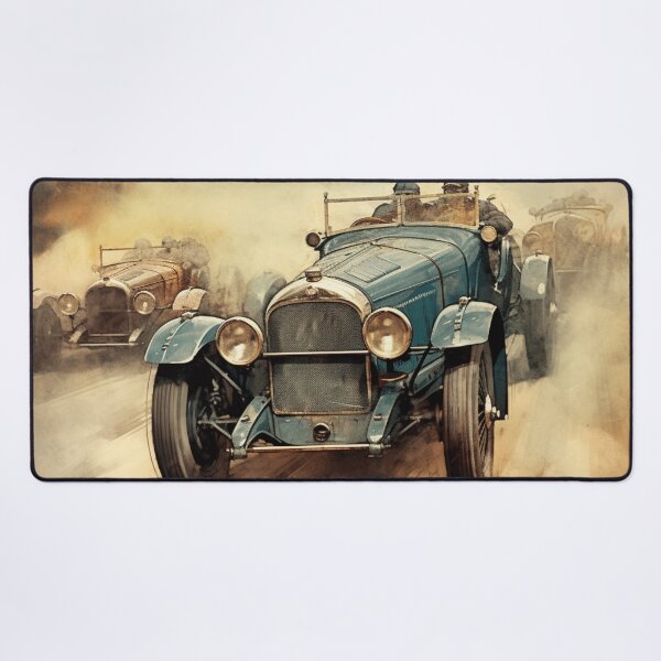 Item preview, A Vintage Car Race designed and sold by GoodOldVintage.