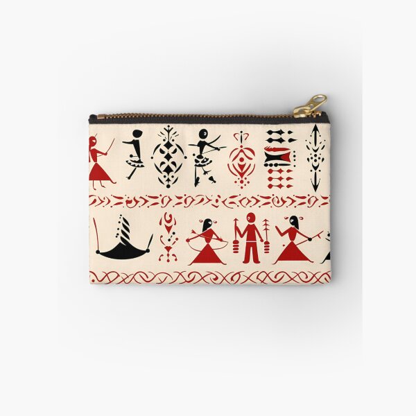 Item preview, Pattern Warli designed and sold by MTJ-Mushrooms.