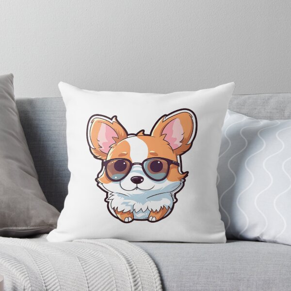 Item preview, Cute Corgi Specs: A Charming Canine Design designed and sold by robsonnjr.