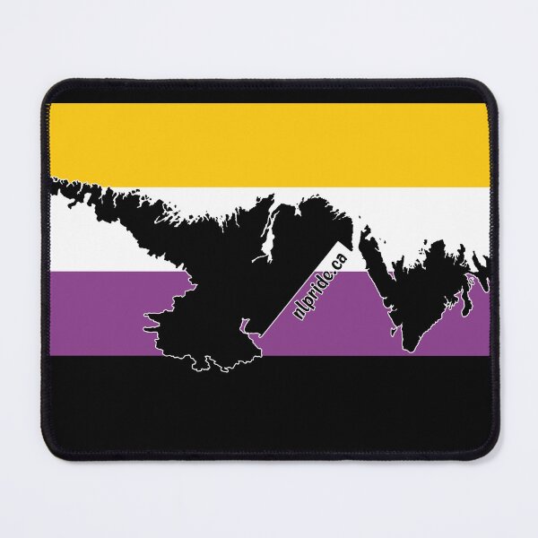 Item preview, Newfoundland & Labrador on Non-Binary Pride Flag designed and sold by Jenna Rideout.