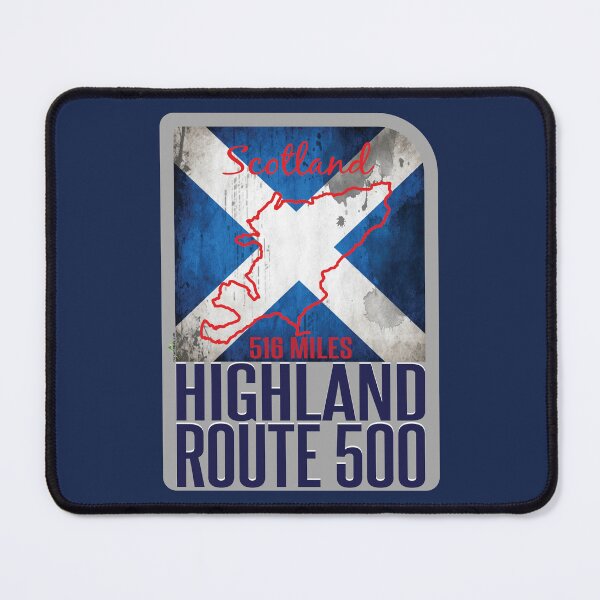 Item preview, Scotland Highland Route 500 Sticker T-Shirt 16 designed and sold by OuterShellUK.