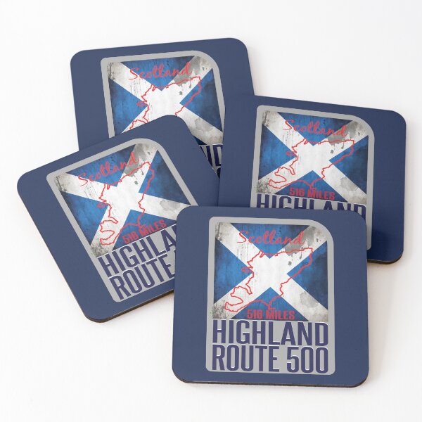 Item preview, Scotland Highland Route 500 Sticker T-Shirt 16 designed and sold by OuterShellUK.