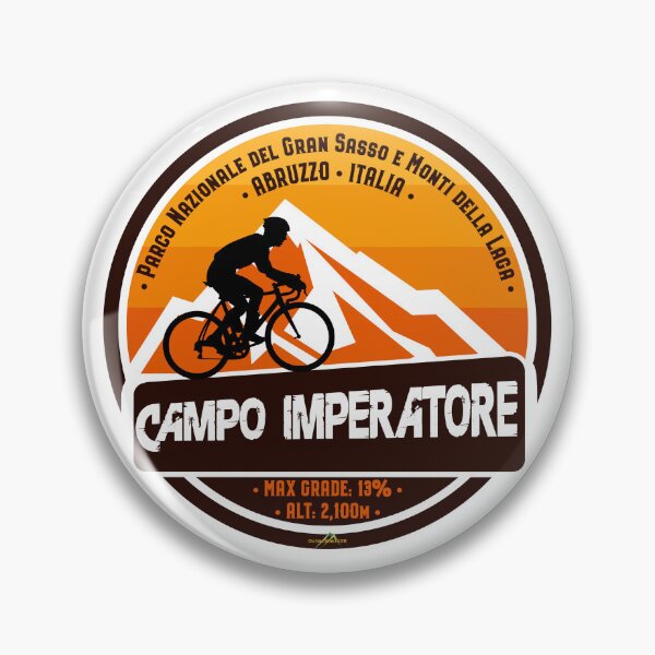 Item preview, Campo Imperatore Italy Abruzzo Cycling Sticker T-Shirt 01 designed and sold by OuterShellUK.