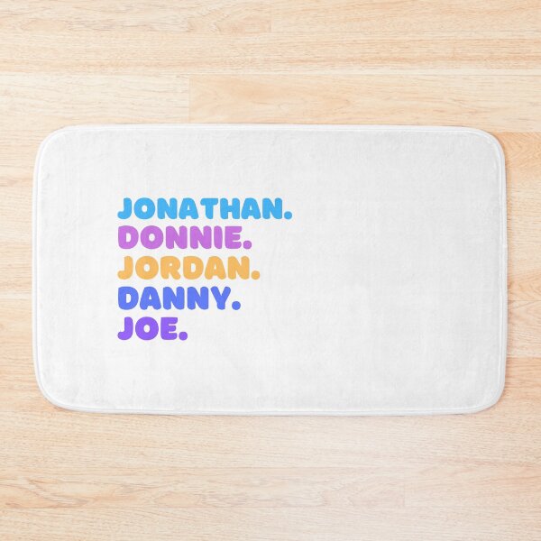 Item preview, Jonathan, Donnie, Jordan. Danny, Joe designed and sold by OscarAndOphelia.