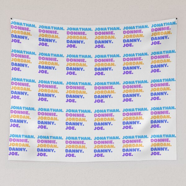 Item preview, Jonathan, Donnie, Jordan. Danny, Joe designed and sold by OscarAndOphelia.