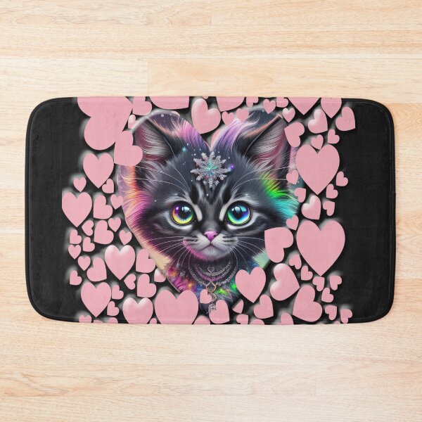Item preview, Pink Adorable Big Eyed Kitty designed and sold by Delights.