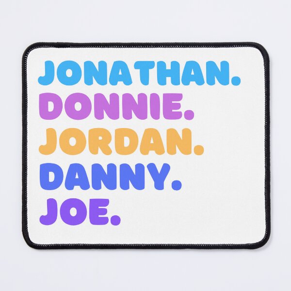 Item preview, Jonathan, Donnie, Jordan. Danny, Joe designed and sold by OscarAndOphelia.