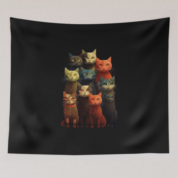 Item preview, Eleven cats laying down designed and sold by WatsonBeahan.