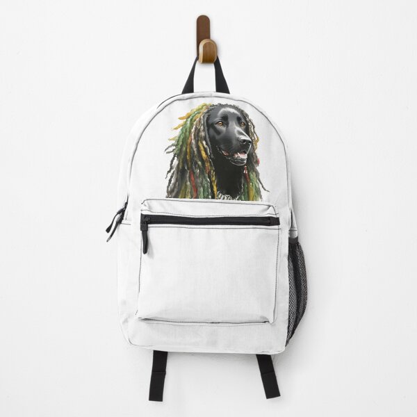 Item preview, Black Dog with Rasta Dreadlocks Reggae Animal designed and sold by EddieBalevo.
