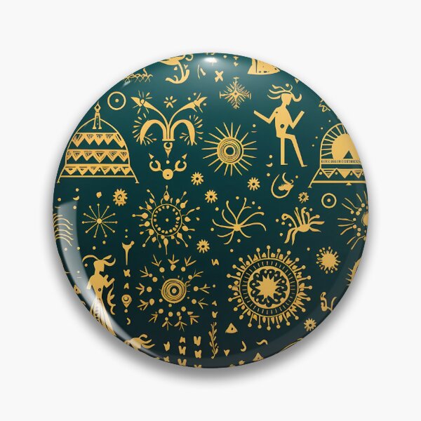 Item preview, Pattern Warli designed and sold by MTJ-Mushrooms.