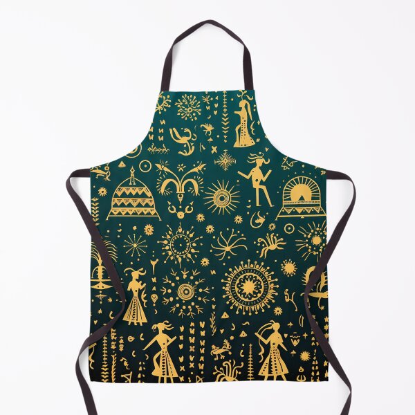 Item preview, Pattern Warli designed and sold by MTJ-Mushrooms.