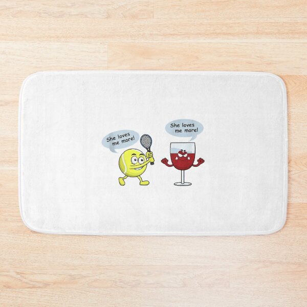Item preview, She Loves Me More Ennis Ball And Wine Funny Gift For Kids   designed and sold by JeffreyCarrolly.