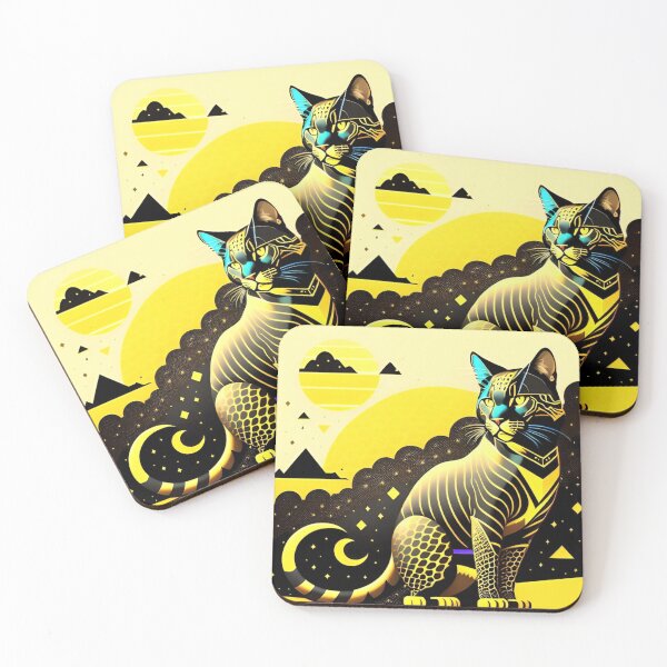 Item preview, Panther in Wild Life Black and Gold Pattern designed and sold by UllaSformat.
