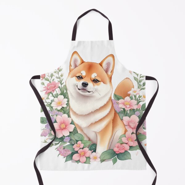 Artikelvorschau, Niedliche Shiba-Hundeillustration, generative KI entworfen und verkauft von juoctaviniarts.