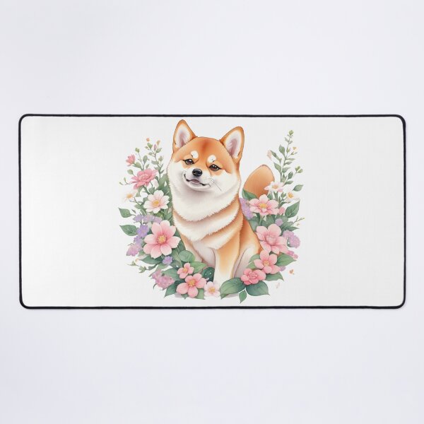 Artikelvorschau, Niedliche Shiba-Hundeillustration, generative KI entworfen und verkauft von juoctaviniarts.