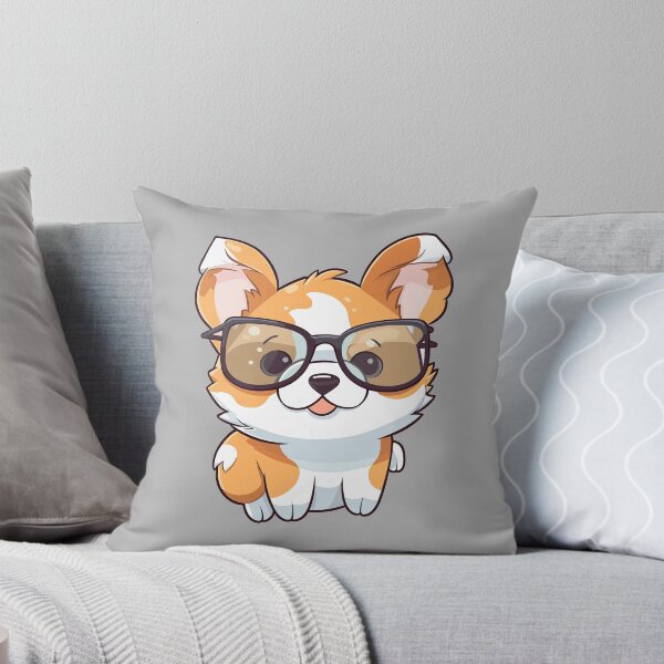Item preview, Cute Corgi Specs: A Charming Canine Design designed and sold by robsonnjr.