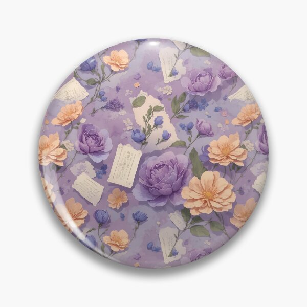 Item preview, Postal Watercolor Lavender Floral Pattern designed and sold by Rae-SunshineArt.
