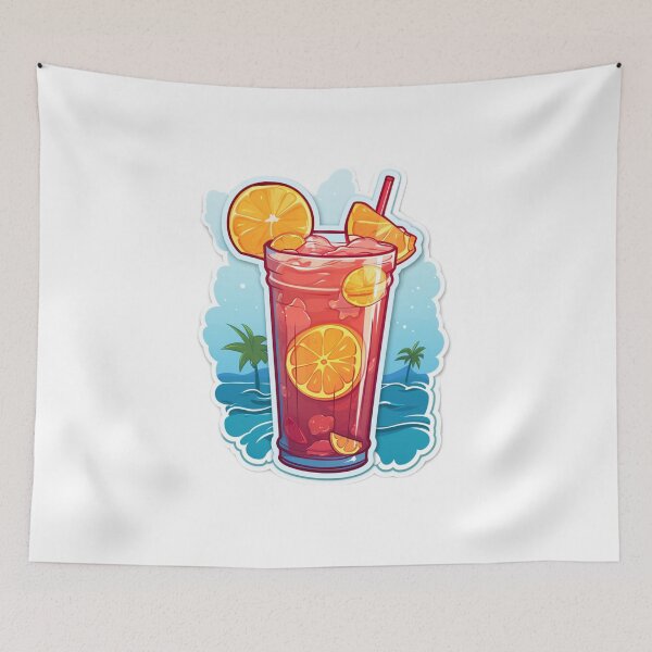 Item preview, Summer glass of cold drink designed and sold by SmileshareShop.