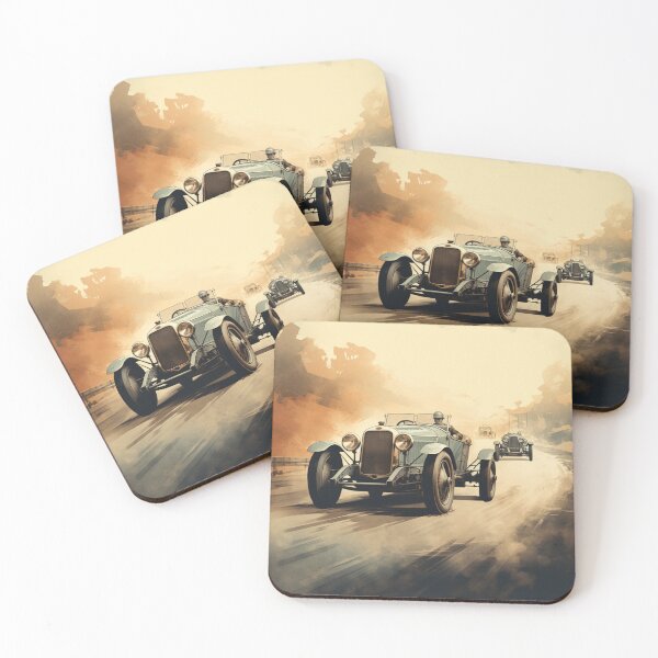 Item preview, A Vintage Car Race designed and sold by GoodOldVintage.