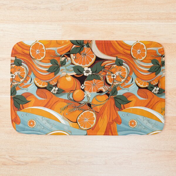 Item preview, Fresh Orange Pattern designed and sold by Design-Fountain.