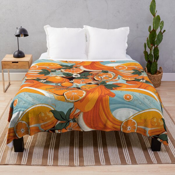 Item preview, Fresh Orange Pattern designed and sold by Design-Fountain.