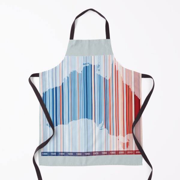 Item preview, Warming Stripe Australia Map  designed and sold by Spyinthesky.