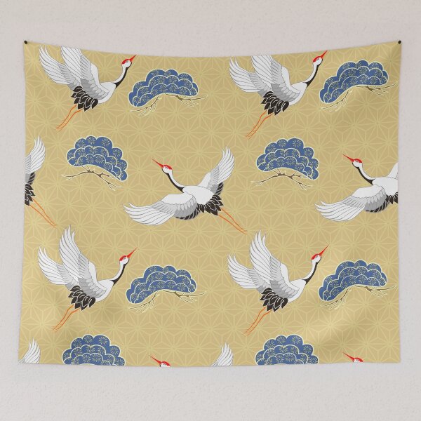 Item preview, Flight of Japanese cranes designed and sold by OtterFactory.