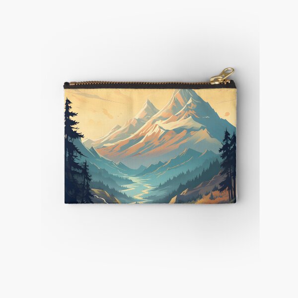 Item preview, landscape with a river and mountain background at sunset designed and sold by R&B Art and design.