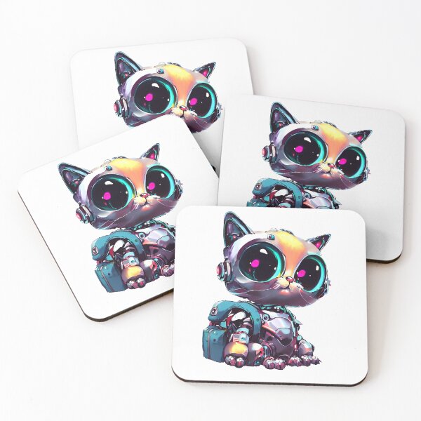 Item preview, Robo-Cat Going Back To School! designed and sold by kukamatsu.