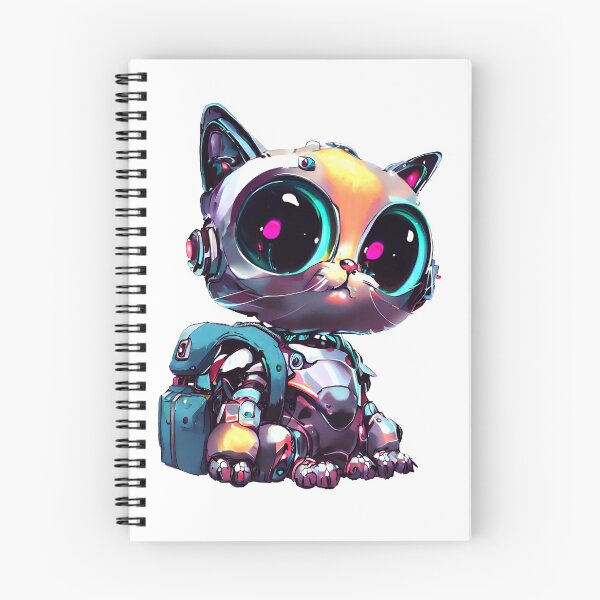 Item preview, Robo-Cat Going Back To School! designed and sold by kukamatsu.