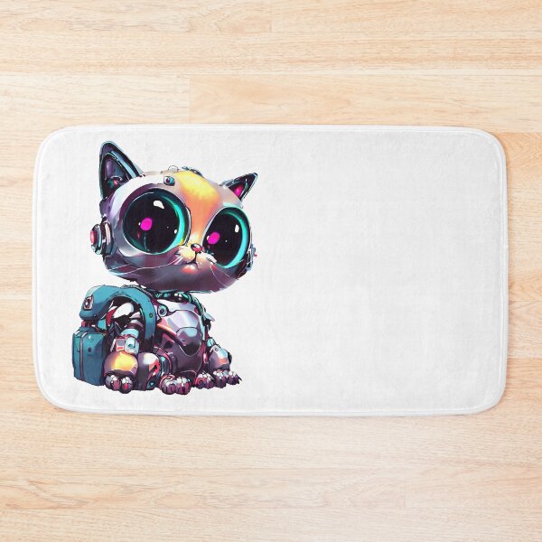 Item preview, Robo-Cat Going Back To School! designed and sold by kukamatsu.
