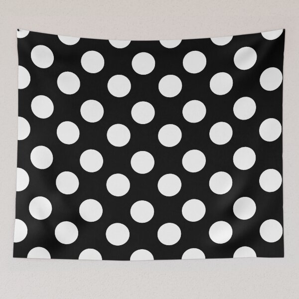 Item preview, Black and White Polka-dot Pattern designed and sold by Sir Meow Meow.