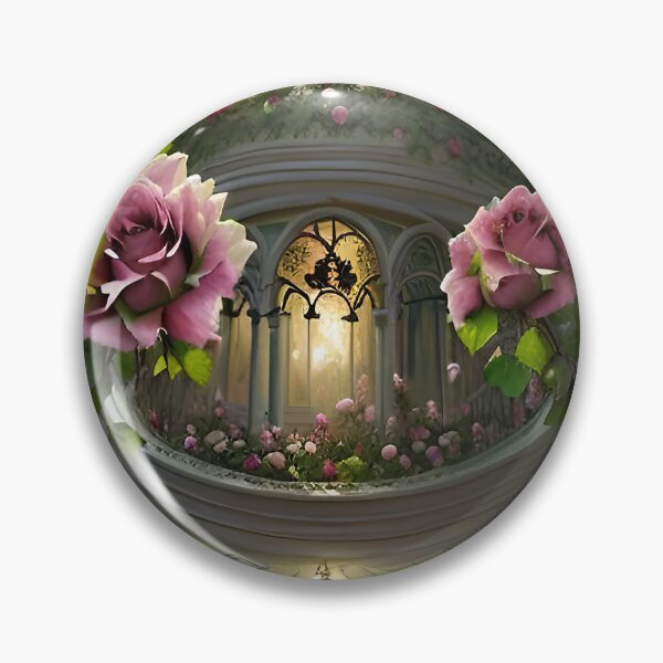 Item preview, A wonderful Flower World Fantasy Garden designed and sold by PixieDustAIArt.