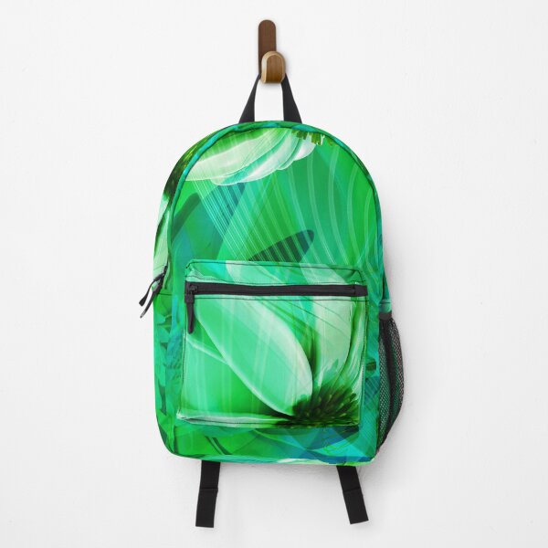 Item preview, abstract floristic background green designed and sold by neurostructure.