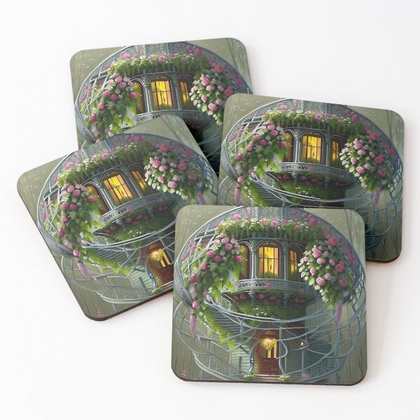 Item preview, A wonderful Flower World Fantasy Garden designed and sold by PixieDustAIArt.