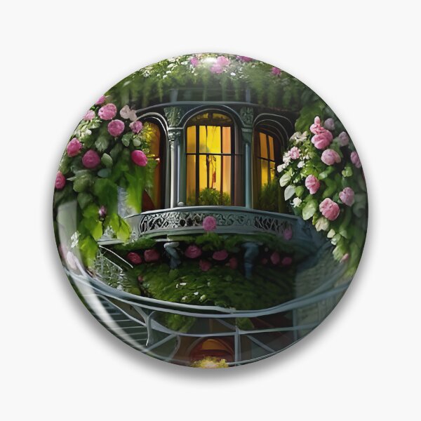 Item preview, A wonderful Flower World Fantasy Garden designed and sold by PixieDustAIArt.