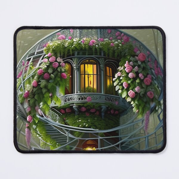 Item preview, A wonderful Flower World Fantasy Garden designed and sold by PixieDustAIArt.