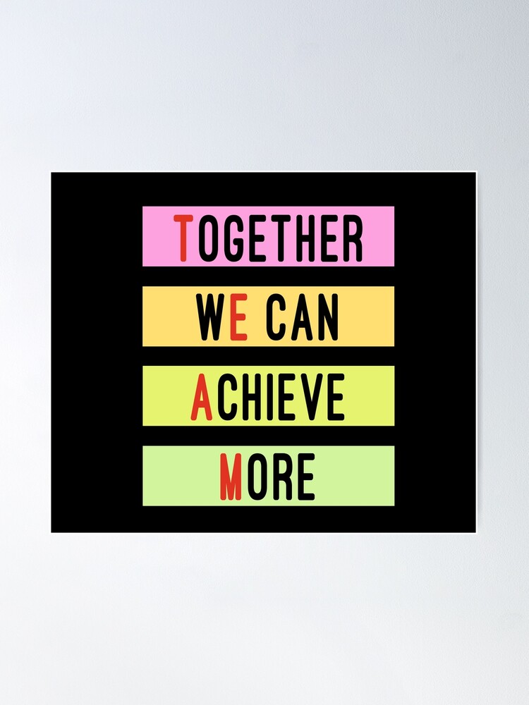 Together we can achieve
