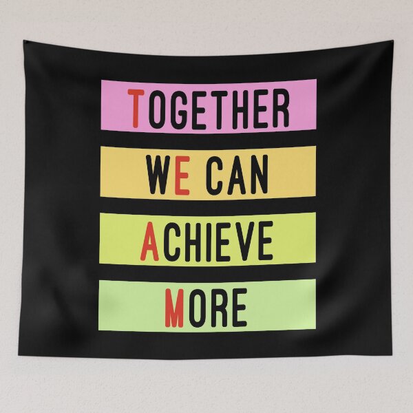 Item preview, Together We Can Achieve More designed and sold by Color-Sparkle.