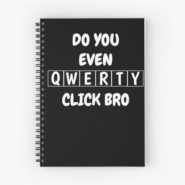 Artikelvorschau, Klicken Sie auf Bro Funny QWERTY T-Shirt entworfen und verkauft von Kamerdra.