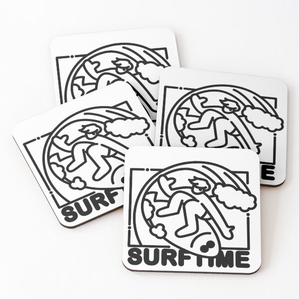 Item preview, Fish surfboard line art designed and sold by ezps.