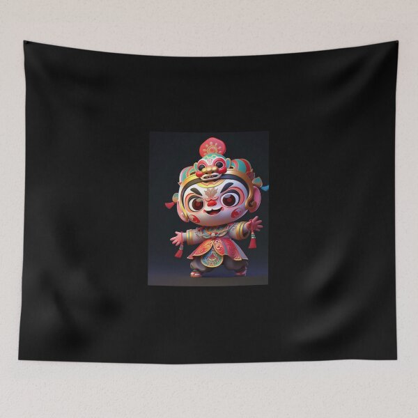 Item preview, Chinese 3 year old boy singing Peking Opera designed and sold by ErinRuthie.