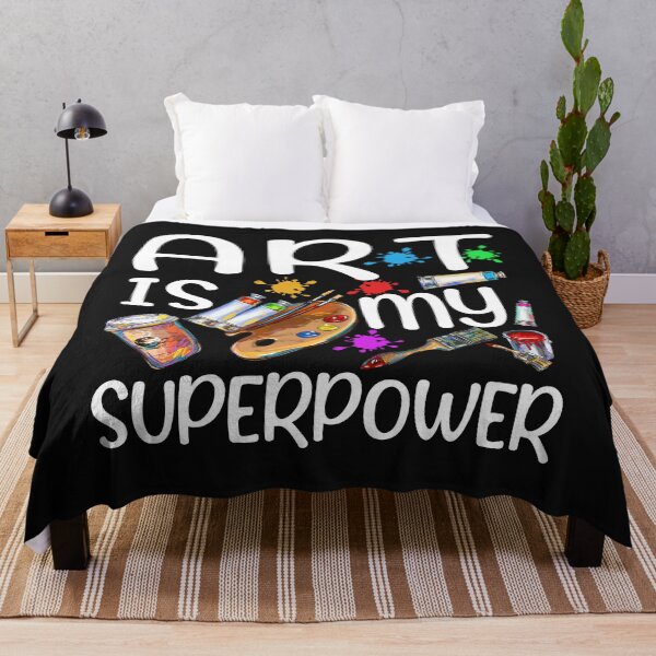 Item preview, Art Is My Superpower - Drawing Funny Art Teacher Artists designed and sold by mainana78.