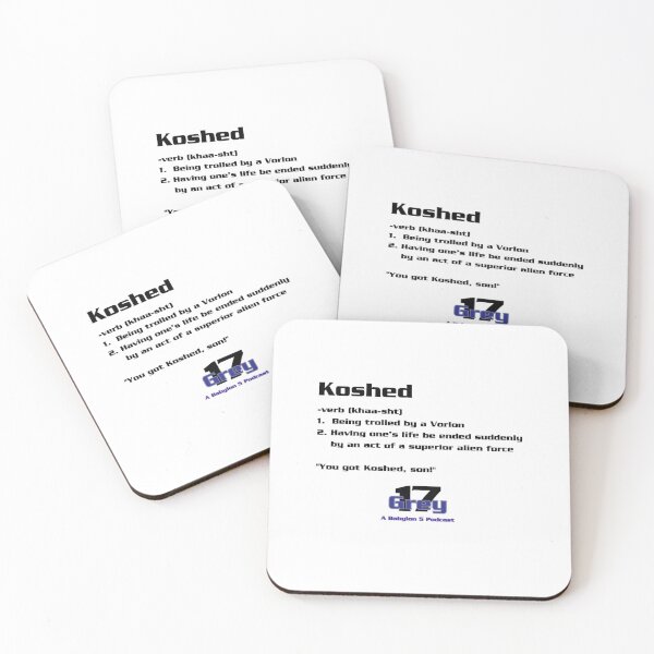 Item preview, Koshed Dictionary Entry - Grey 17 Podcast designed and sold by otismaximilian.