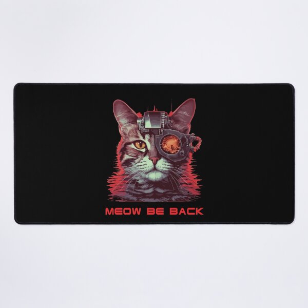 Item preview, Retro 80s 90s Robot Cat Gifts Sci Fi Pun Funny Cat designed and sold by KsuAnn.
