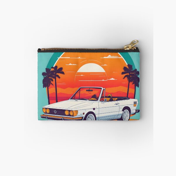 Artikelvorschau, Sonnenuntergang-Ikone: Oldtimer-Silhouette in Retro-Pracht entworfen und verkauft von Ceemko's Vintage Corner.
