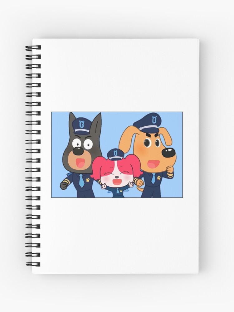 "Sheriff Labrador " Spiral Notebook for Sale by ohwhaleeatcake | Redbubble