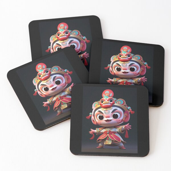 Item preview, Chinese 3 year old boy singing Peking Opera designed and sold by ErinRuthie.